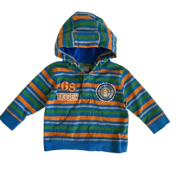 Disney Baby Stripe Star Player Tigger Hoodie 12 Months - Picture 2 of 13